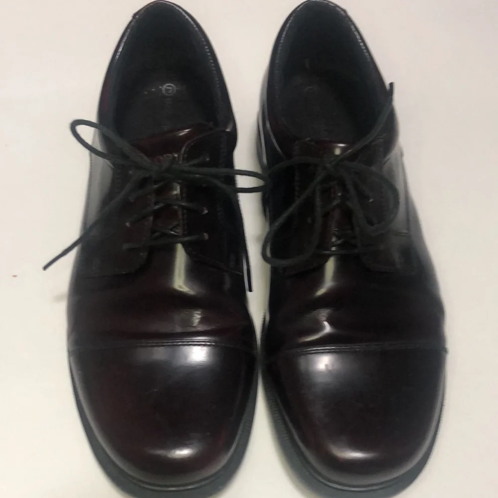 Rockport Adiprene by Adidas Burgundy Dark Red‎ Oxford Men’s Dress Shoe 7.5 Wide